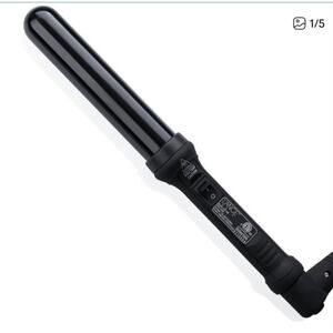 Lange Ondule 1.25" (32 mm) Tourmaline Infused Ceramic Curling Wand & Glove